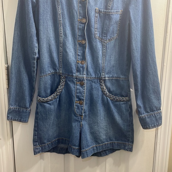 Forever 21 Jean Romper NWOT Size Small for $35 - Picture 5 of 15